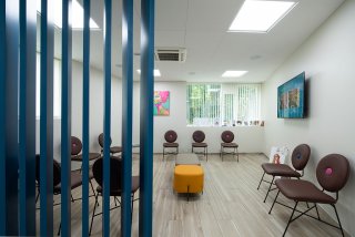 Salle d'attente du centre IMCE